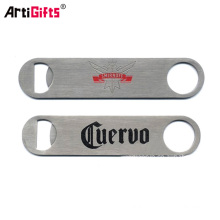 Logotipo personalizado de metal push-up abridor de garrafas